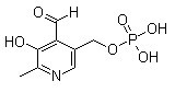 3-Hydroxy-2-methyl-5-([phosphonooxy]methyl)-4-pyridinecarboxaldehyde