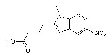 1-甲基-5-硝基-1H-苯并咪唑-2-丁酸